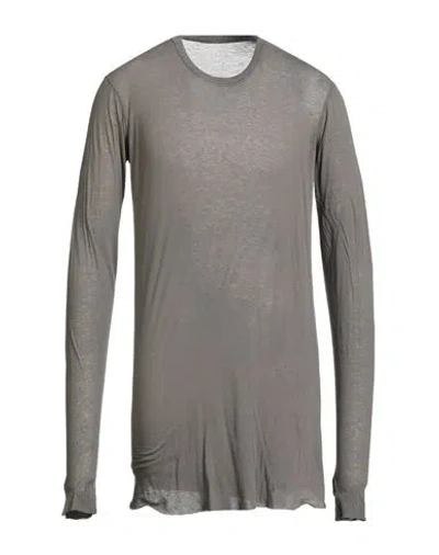 Boris Bidjan Saberi Man T-shirt Grey Size Xl Cotton, Merino Wool