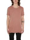 Boris Bidjan Saberi Men's Crewneck Cotton T-shirt In Pink