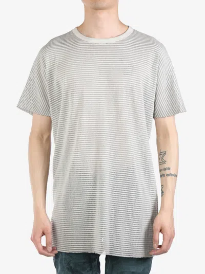 Boris Bidjan Saberi Men Ts One Piece. Rf Fma00001 Faded Light Grey