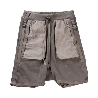Pre-owned Boris Bidjan Saberi Over Dyed Shorts 'light Grey'