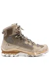 Boris Bidjan Saberi Panelled-design Leather Sneakers In Neutrals