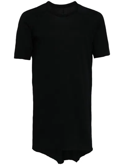 Boris Bidjan Saberi Raw-cut Edge Cotton T-shirt In Black