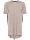 Boris Bidjan Saberi Round Neck Longline T-shirt In Grey
