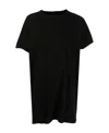 Boris Bidjan Saberi Rear Tape-detail T-shirt In Black