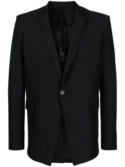 BORIS BIDJAN SABERI SHAWL-LAPELS SINGLE-BREASTED BLAZER