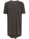 Boris Bidjan Saberi Short-sleeve Stretch T-shirt In Grey