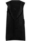 Boris Bidjan Saberi Einreihiger Mantel In Schwarz