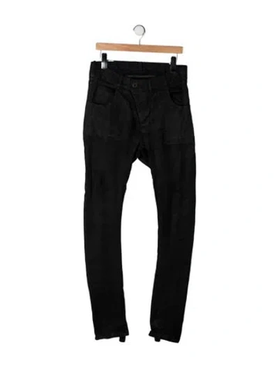 Pre-owned Boris Bidjan Saberi Slim Fit Jeans In Black