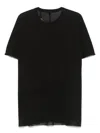 Boris Bidjan Saberi Striped T-shirt In Black