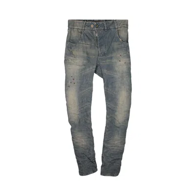 Pre-owned Boris Bidjan Saberi Tight Fit Pants 'light Denim' In Blue
