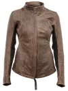 Boris Bidjan Saberi Zipped Fitted Jacket In Brown