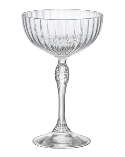 Bormioli Rocco America '20s Set Of Four 8oz Cocktail Coupe Glasses
