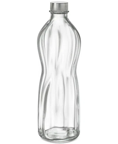 Bormioli Rocco Aqua Bottiglia 33.75-oz. Glass Bottle, Set Of 6 In Clear