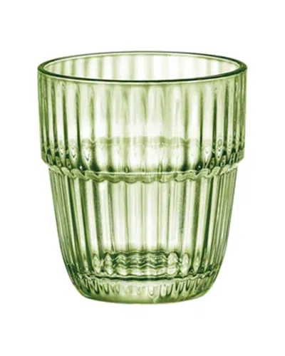Bormioli Rocco Barshine Rocks 10.3oz Glasses In Green