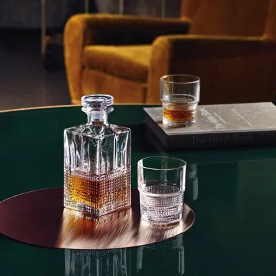 Bormioli Rocco Bartender Novecento Whiskey Set (1 Decanter + 6 Dof Glasses) In Clear