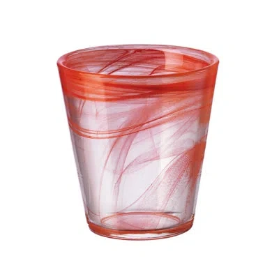 Bormioli Rocco Capri 12.5 Oz. Drinking Glasses In Coral