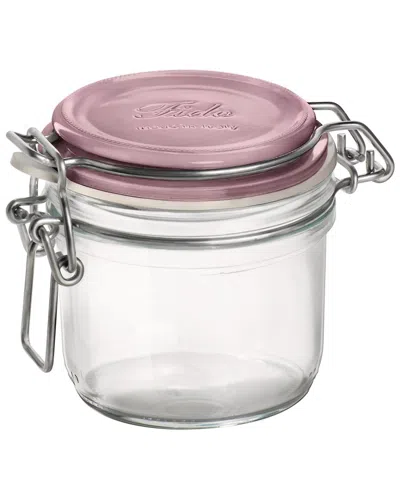 Bormioli Rocco Dnu  Set Of 12 Color Palette 6.75oz Violet Fido Food Storage Jars