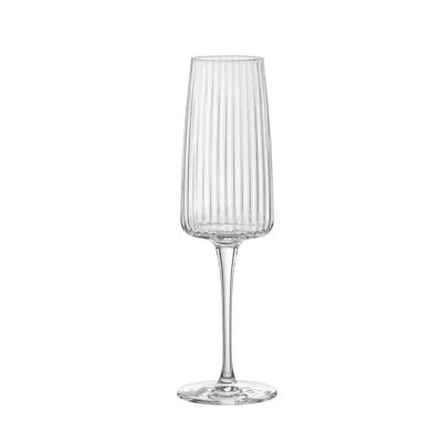 Bormioli Rocco Exclusiva 8.5 Oz. Prosecco Or Sparkling Wine Flute In Clear