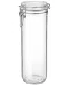Bormioli Rocco Set Of 6 Fido Cylinder 50.75oz Spaghetti Jars In Clear