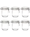Bormioli Rocco Fido Cylinder 25.25-oz. Glass Jars, Set Of 6 In Clear
