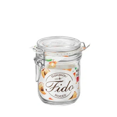 Bormioli Rocco Fido Cylinder Food Jar, Clear