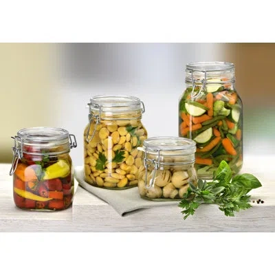 Bormioli Rocco Fido Food Jar, Clear