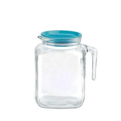 Bormioli Rocco Frigoverre 67.75 Oz. Basic Jug With Lid In Teal