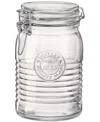 Bormioli Rocco Officina 1825 33.75-oz. Clear Jar With Swing Top, Set Of 6 In Clear