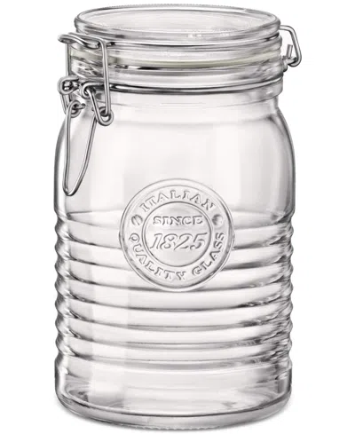 BORMIOLI ROCCO OFFICINA 1825 33.75-OZ. CLEAR JAR WITH SWING TOP, SET OF 6