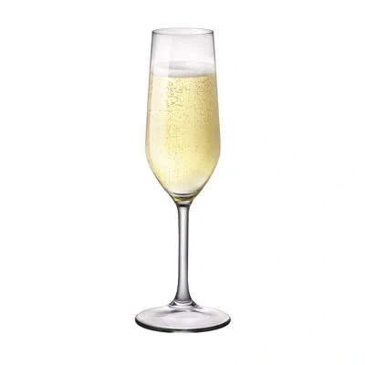 Bormioli Rocco Riserva 7 Oz. Champagne Or Sparkling Wine Flute In Clear