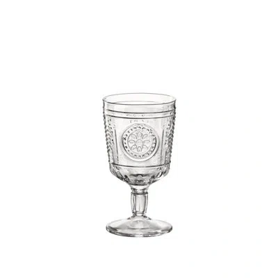 Bormioli Rocco Romantic 10.75oz. Stemware Cocktail Drinking Glasses In Clear