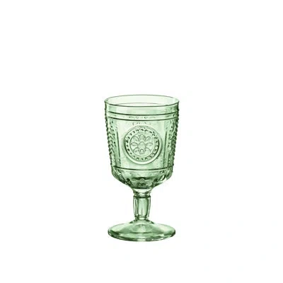 Bormioli Rocco Romantic 10.75oz. Stemware Cocktail Drinking Glasses In Pastel Green