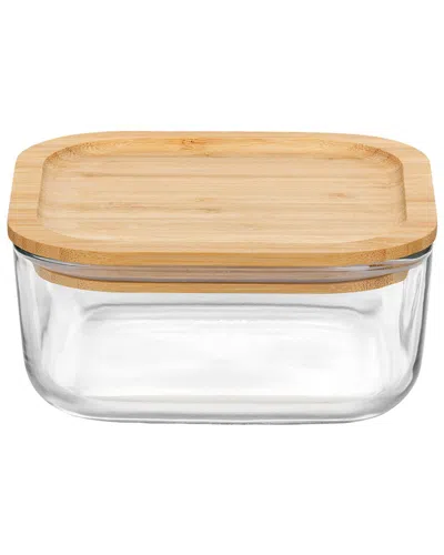 BORMIOLI ROCCO BORMIOLI ROCCO SET OF 12 FRIGOVERRE 11.75OZ BAMBOO FOOD STORAGE CONTAINERS