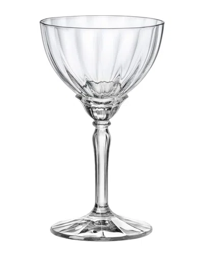 Bormioli Rocco Set Of 4 Florian 8oz Champagne/martini Cocktail Glasses