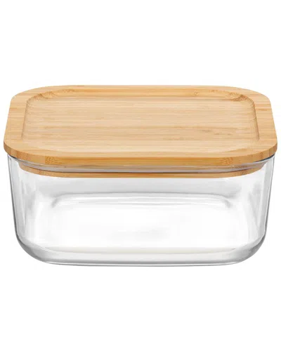 Bormioli Rocco Set Of 6 Frigoverre 68oz Bamboo Food Storage Containers