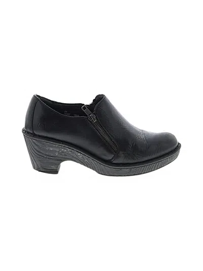 Pre-owned Born Ankle Boots In Black