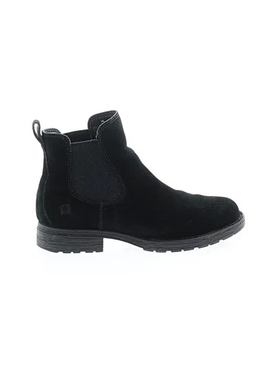 Pre-owned Born Ankle Boots In Black