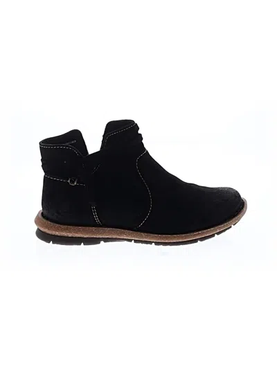 Pre-owned Born Ankle Boots In Black