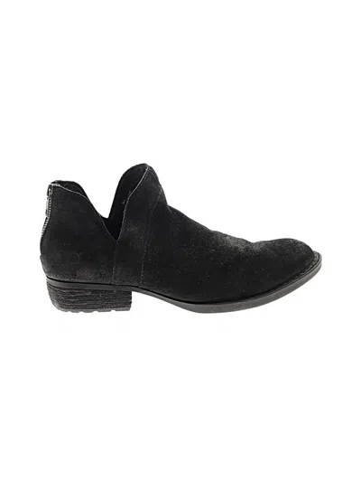 Pre-owned Born Ankle Boots In Black