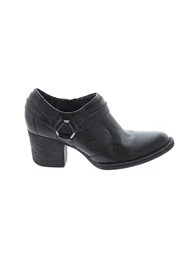 Pre-owned Born Ankle Boots In Black