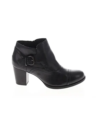 Pre-owned Born Ankle Boots In Black