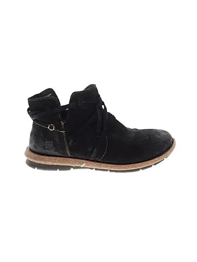 Pre-owned Born Ankle Boots In Black
