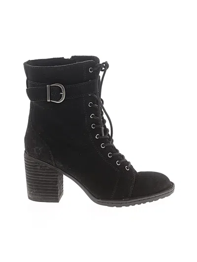 Pre-owned Born Ankle Boots In Black