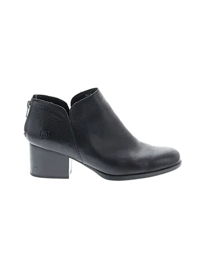 Pre-owned Born Ankle Boots In Black