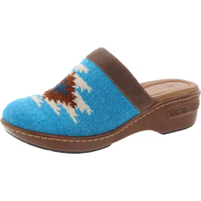 Born Bandy Womens Printed Leather Clogs In Multi