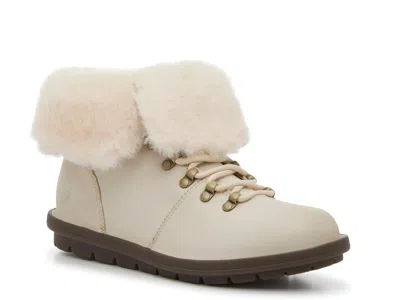 Born Blaine Shearling Bootie In White