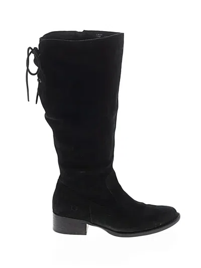 Pre-owned Born Boots In Black