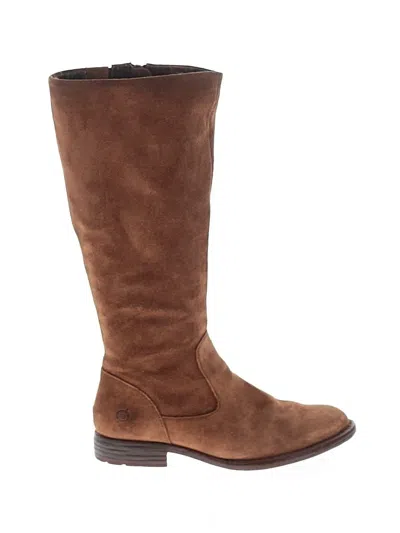 Pre-owned Born Boots In Brown