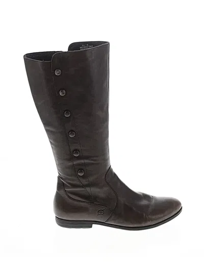 Pre-owned Born Boots In Brown