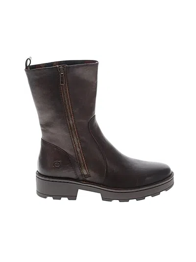 Pre-owned Born Boots In Brown